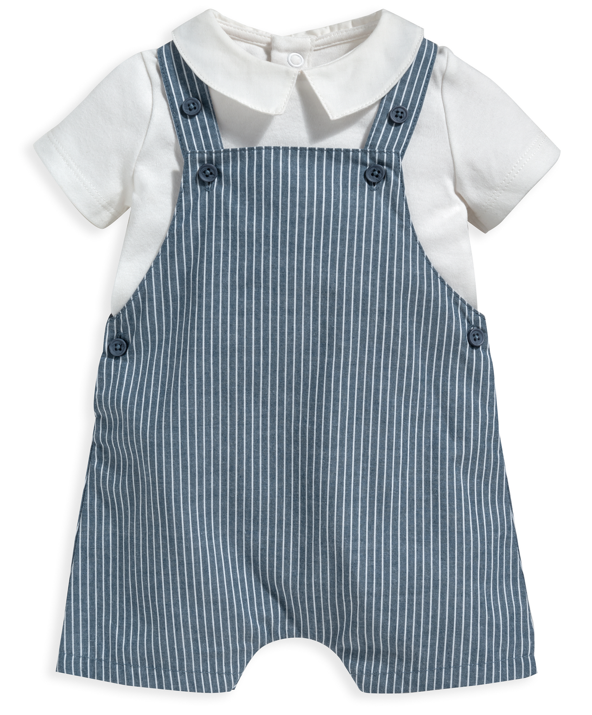Buy Mamas & Papas Body Suit & Short Dungarees Set Of 2 Baby Boy Clothing Sets Mamas