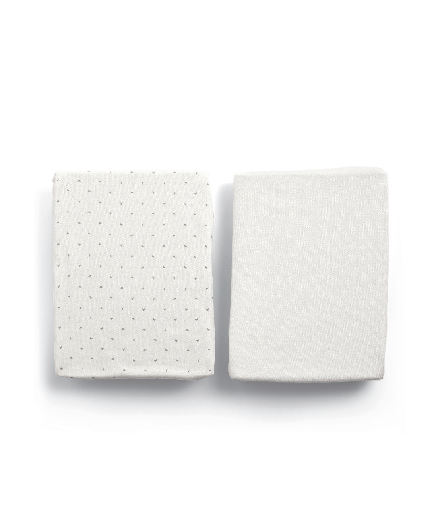 Buy Lua Bedside Crib Sheets (2 Pack) Star Bedding, Blankets