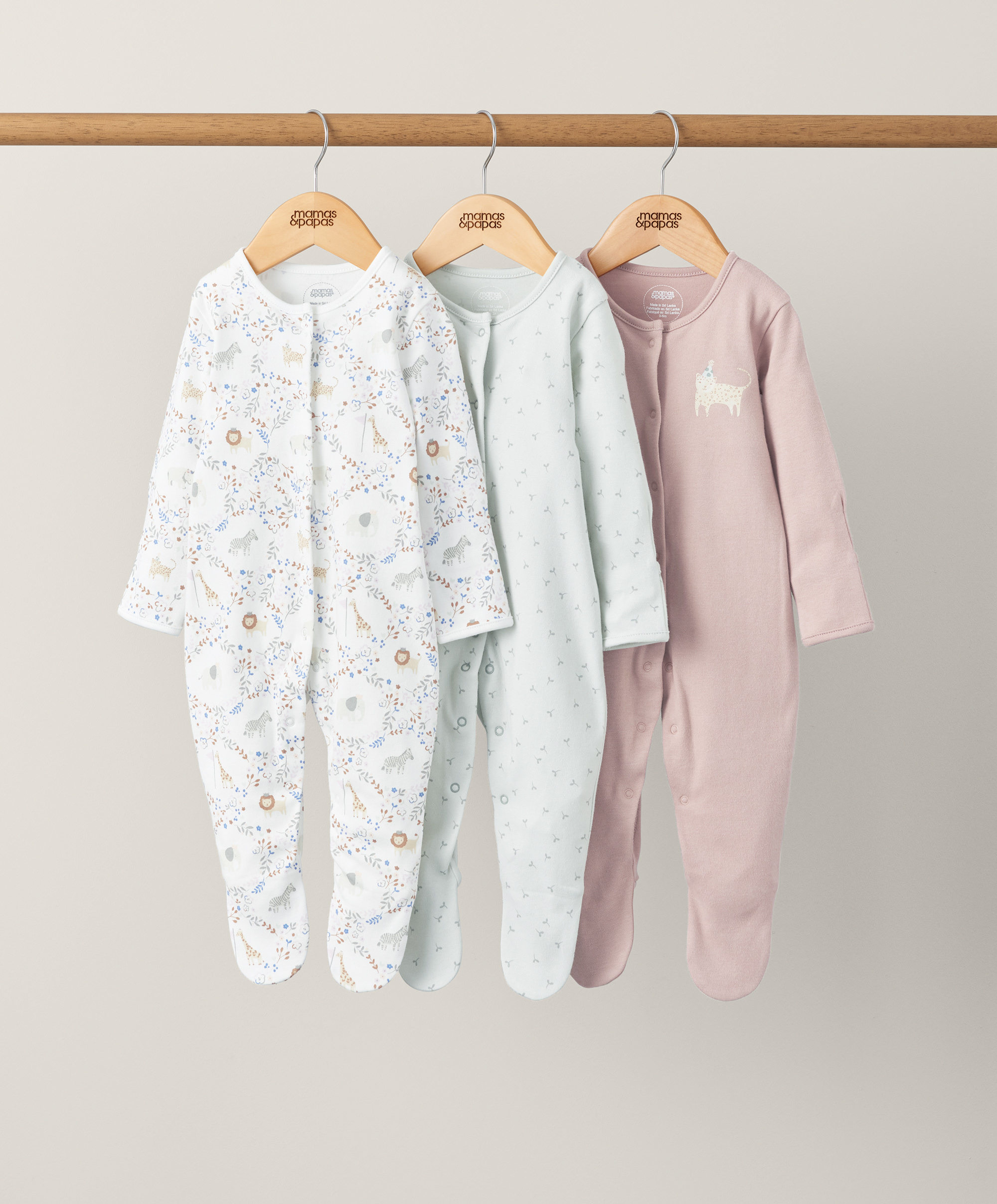 Buy pack Safari Garden Party Sleepsuits Sets Outfits Mamas